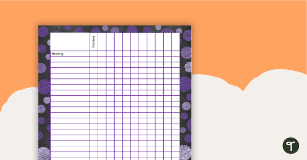Image of Chalkboard Printable Teacher Diary - Assessment Trackers