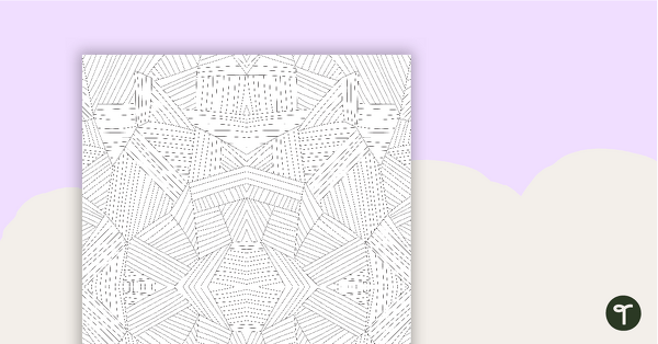 Image of Pattern Colouring In (Version 4)