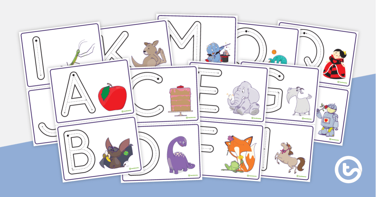 Uppercase Letter Formation Task Cards teaching resource