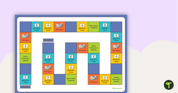 Multiply It or Divide It! Board Game teaching resource