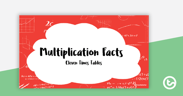 精准医疗view image for Multiplication Facts PowerPoint - Eleven Times Tables - teaching resource