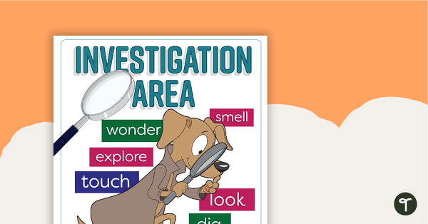 Go to Investigation Area - Poster and Display Signs teaching resource
