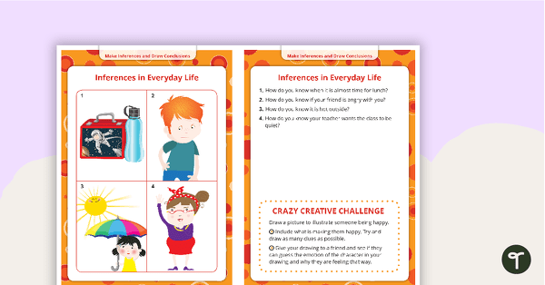 Comprehension Task Cards - Draw Conclusions and Make Inferences teaching resource