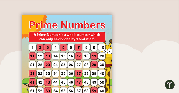 Go to Prime Numbers – Savannah teaching resource