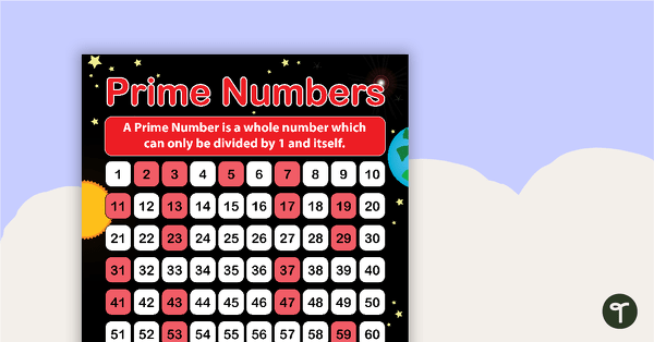 Go to Prime Numbers – Space teaching resource