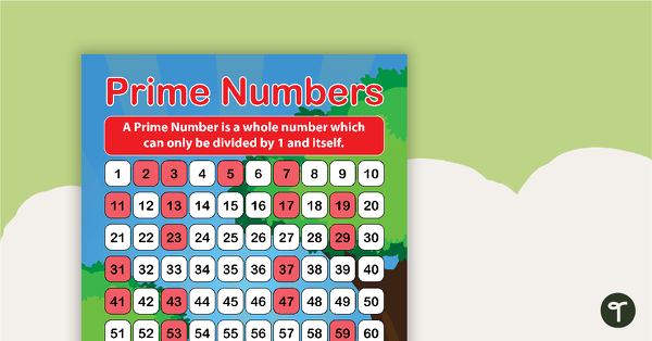 Go to Prime Numbers – Trees teaching resource