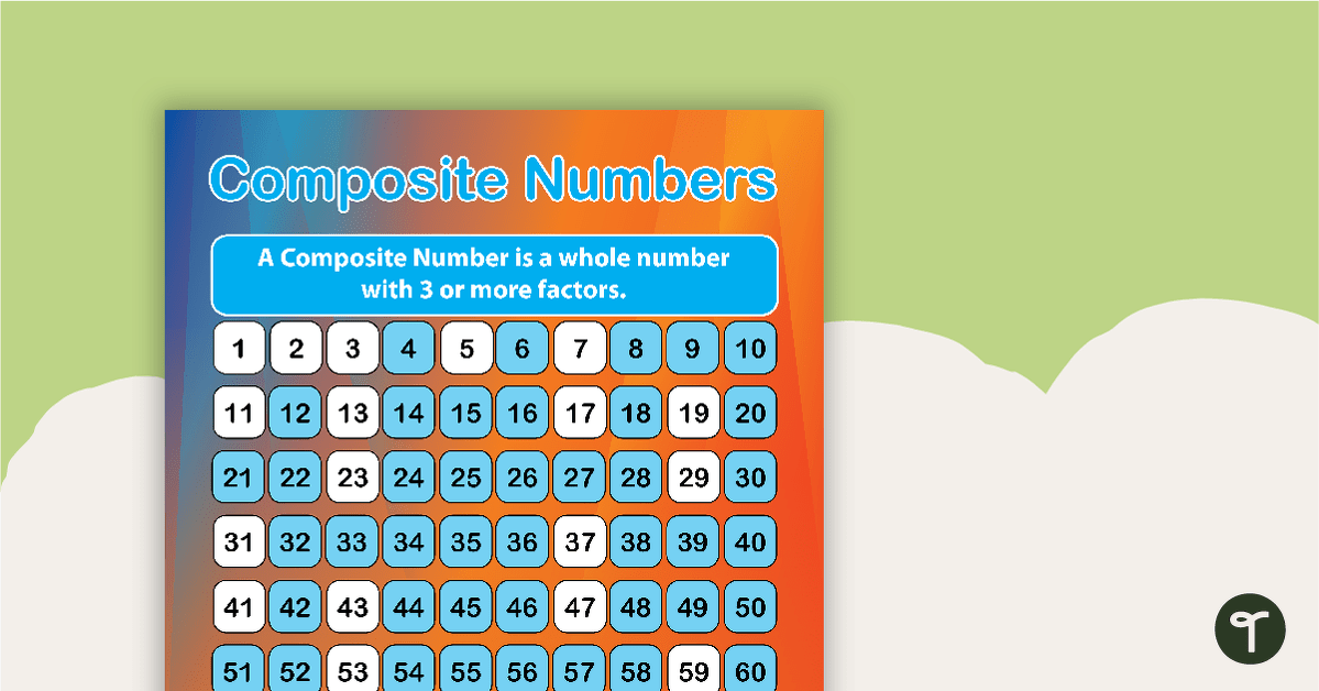 Composite Numbers – Colour Light teaching resource