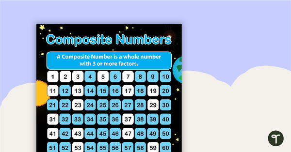 Go to Composite Numbers – Space teaching resource