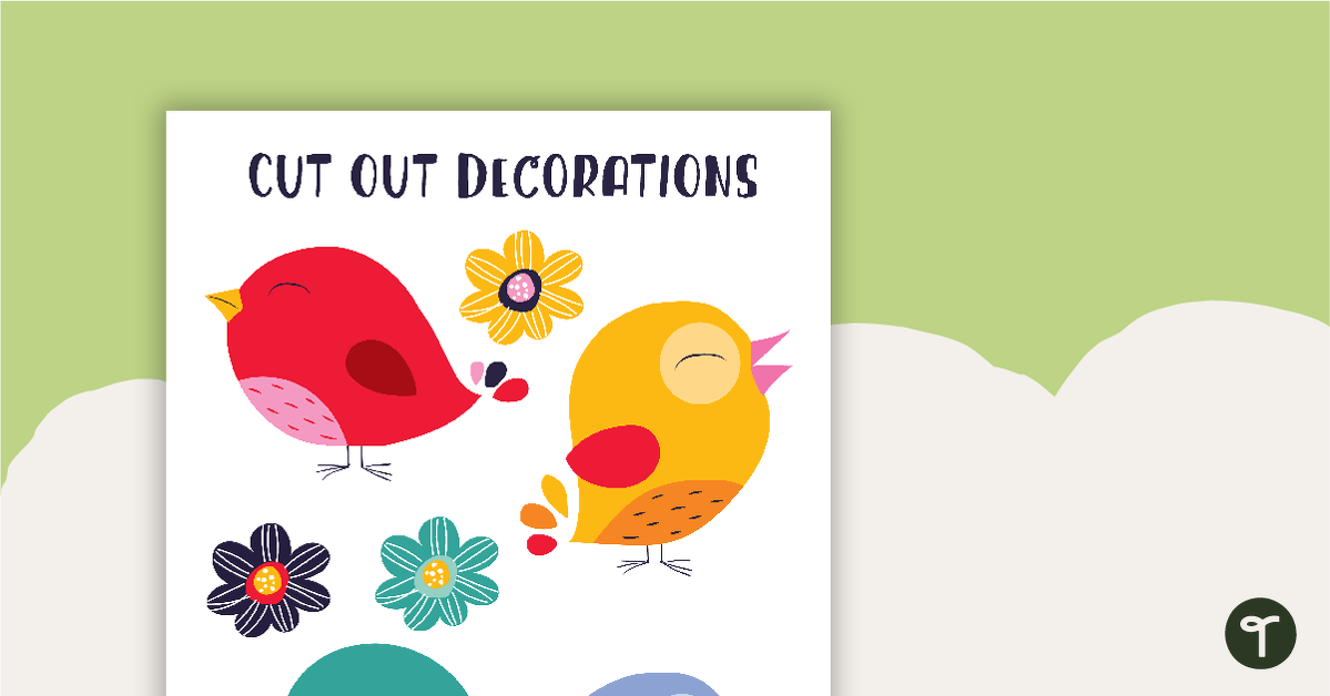Preview image for Friends of a Feather - Cut Out Decorations - teaching resource