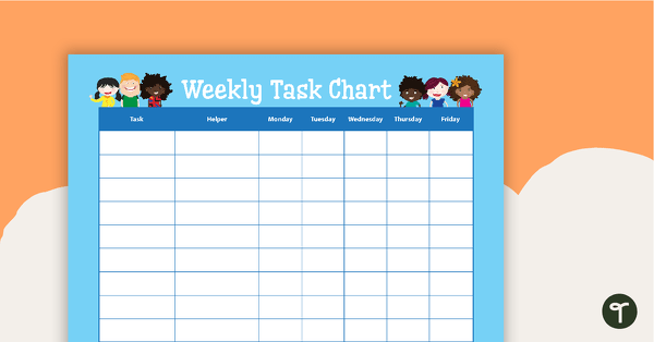 Good Friends - Weekly Task Chart teaching resource