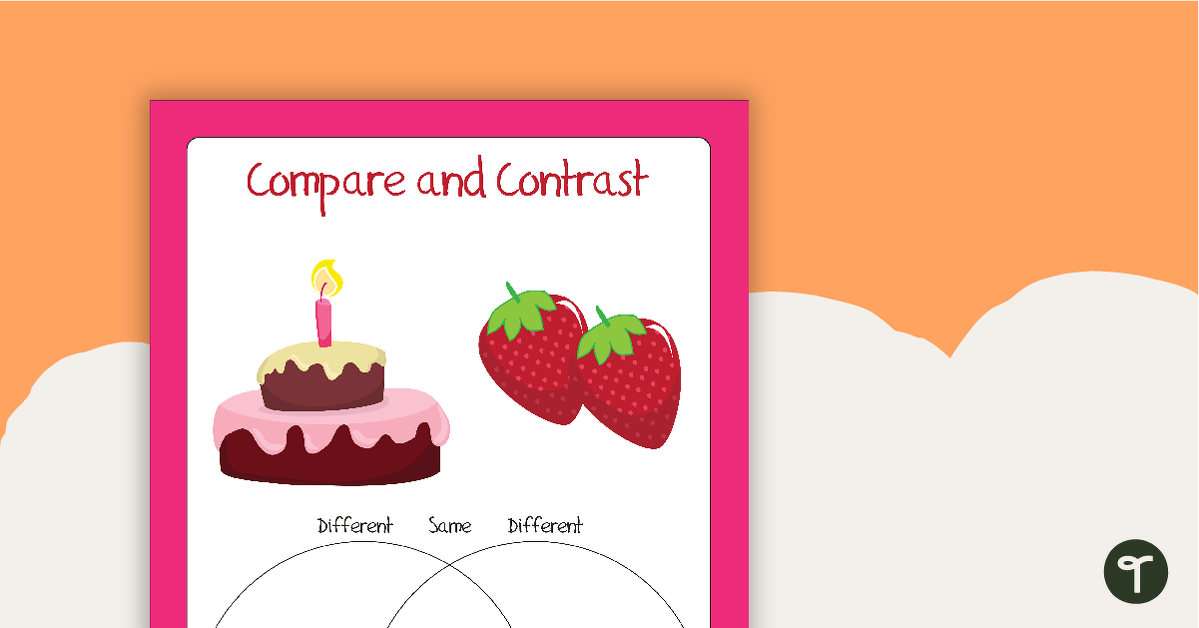 Preview image for Compare and Contrast - Objects Worksheets - teaching resource