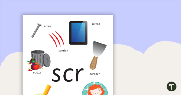 Scr Blend Poster teaching resource