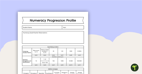Guided Maths Groups – National Numeracy Learning Progression – Student Tracker teaching resource