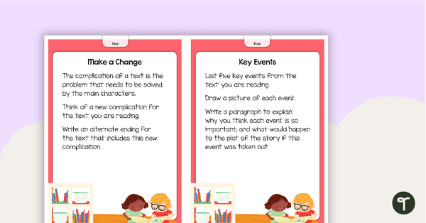 Literature Task Cards teaching resource