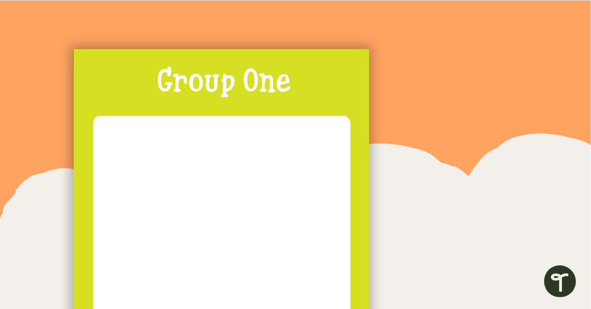 Good Friends - Grouping Posters teaching resource