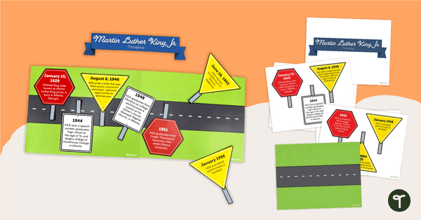 Image of Martin Luther King, Jr. Timeline