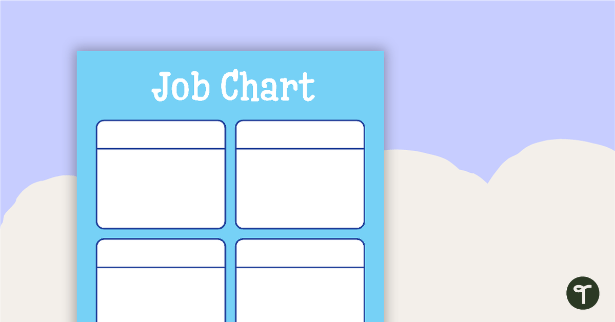 Good Friends - Job Chart teaching resource