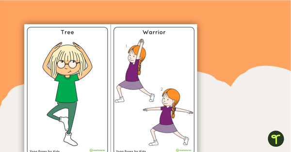 Yoga Poses for Kids - Task Cards teaching resource