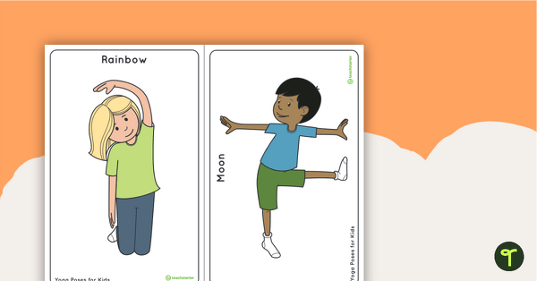Yoga Poses for Kids - Task Cards teaching resource