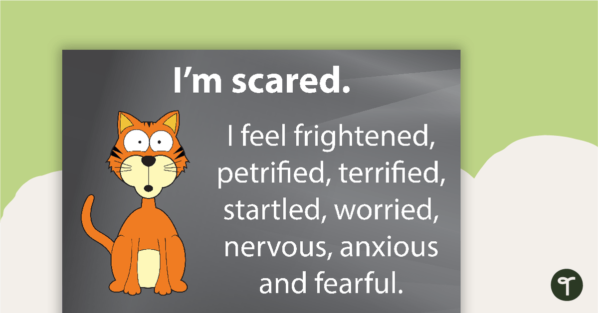 Words Chicken and Scaredy-cat are semantically related or have similar  meaning