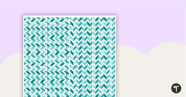 Go to Teal Chevron - Border Trimmers teaching resource