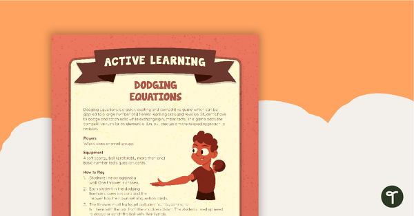 Go to Dodging Equations Active Learning teaching resource