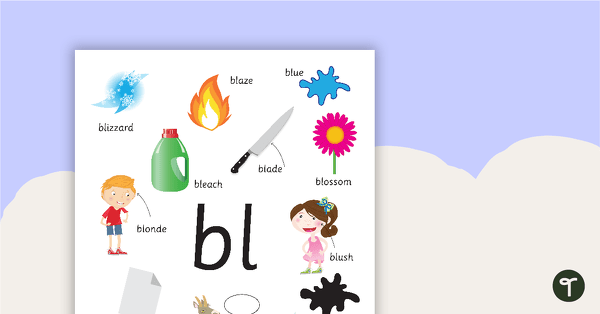 Go to Bl Blend Poster teaching resource