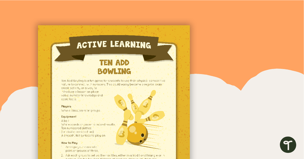 精准医疗view image for Ten Add Bowling Active Learning - teaching resource