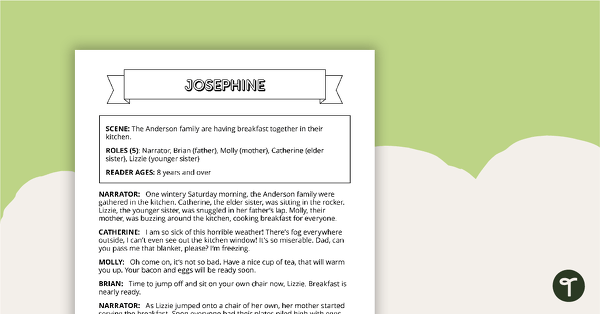 Readers' Theatre Script - Josephine undefined