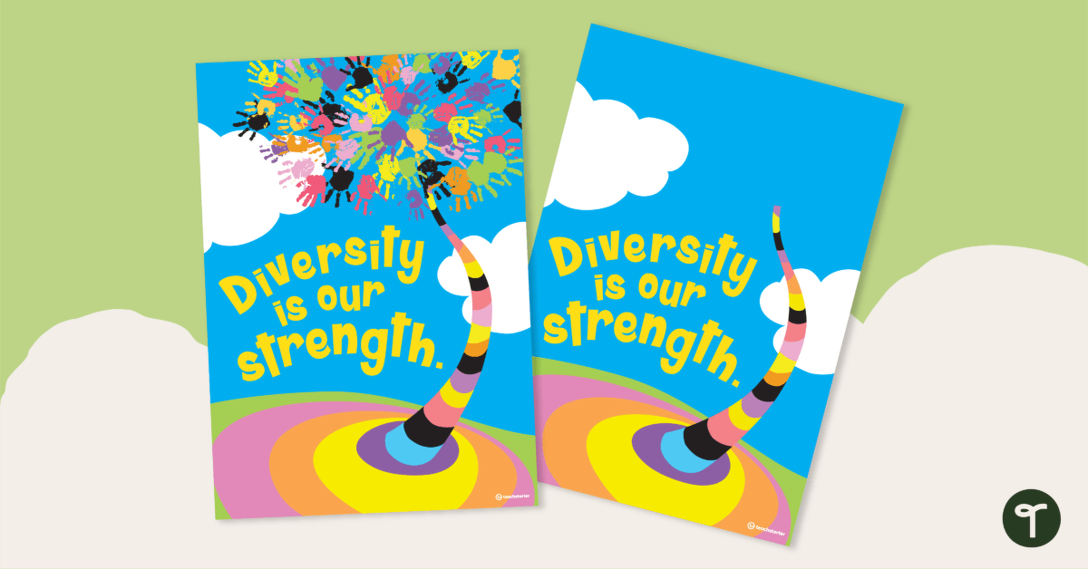 Diversity is our Strength Poster teaching resource