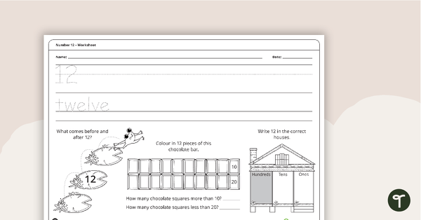 Preview image for Number 12 - Worksheet - teaching resource
