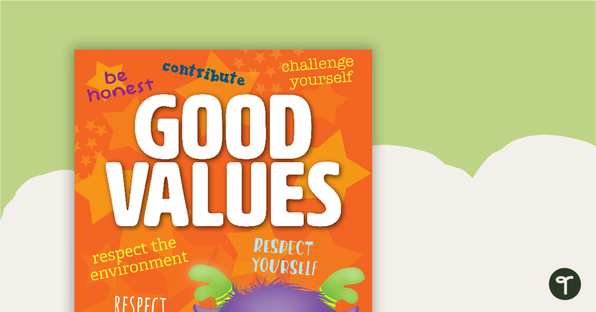 Good Values Poster teaching resource