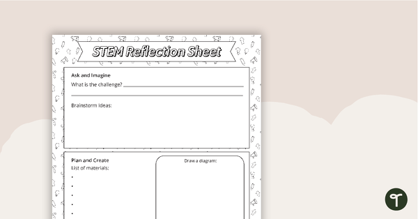 Image of STEM Reflection Sheet - Lower