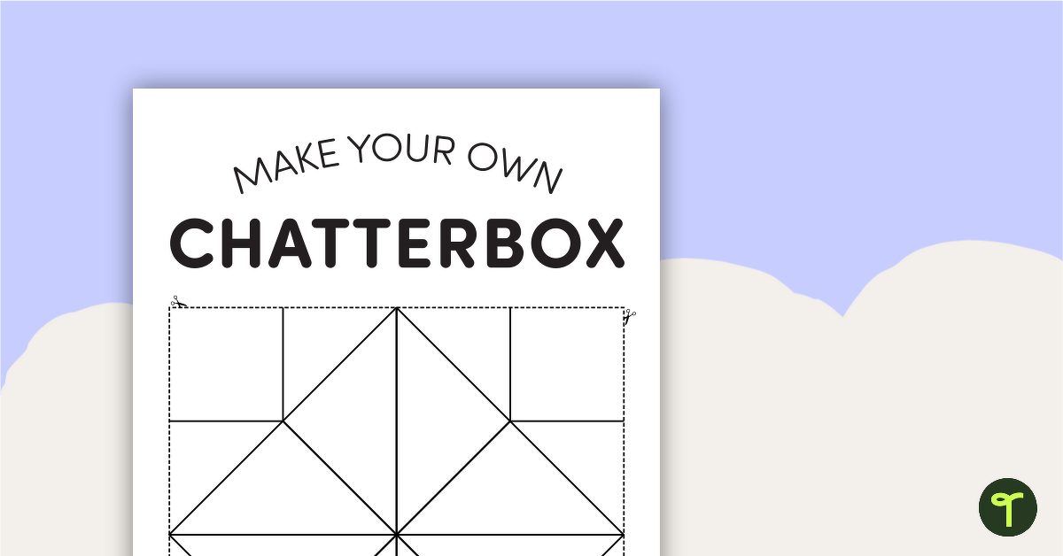 Editable and Blank Chatterbox Templates teaching resource