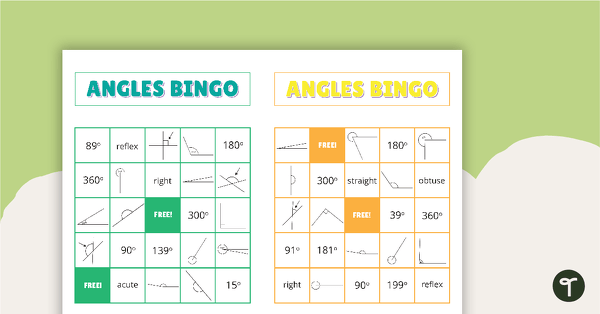 Go to Angles Bingo teaching resource