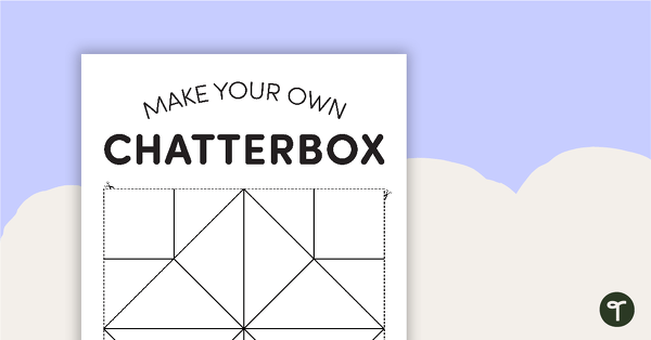 Go to Editable and Blank Chatterbox Templates teaching resource