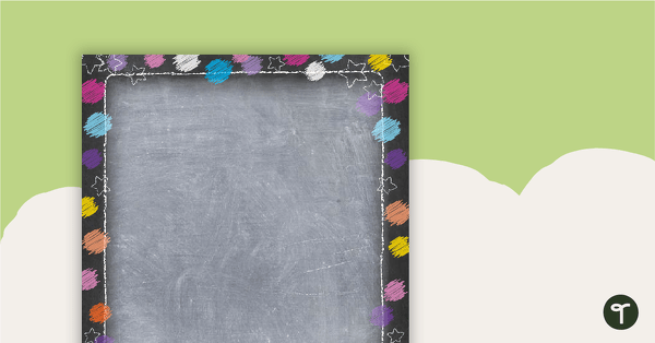 Go to Funky Chalkboard - Portrait Page Borders teaching resource