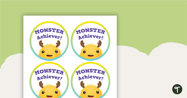 Go to Monster Madness - Star Student Badges teaching resource