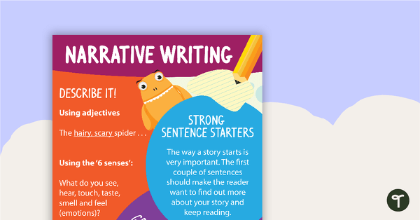 Image of Narrative Writing Poster