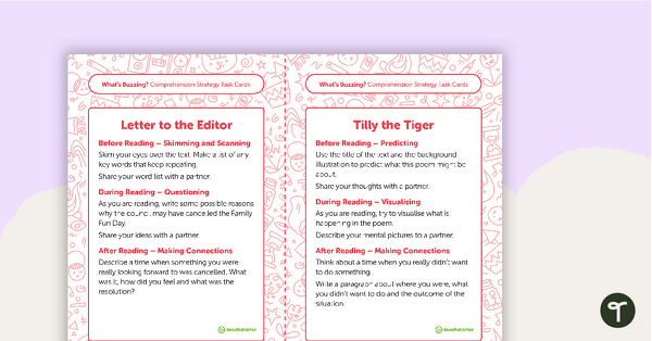 Go to Year 3 Magazine - "What's Buzzing?" (Issue 2) Task Cards teaching resource
