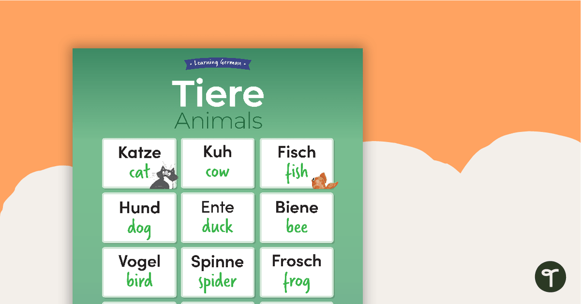 Animals – German Language Poster