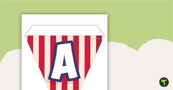 Read Across America Pennant Banner teaching resource