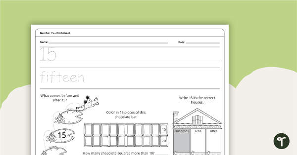 Preview image for Number 15 - Worksheet - teaching resource