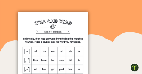 Go to Roll and Read – Sight Words (Version 1) teaching resource