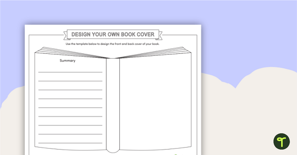 Go to Design Your Own Book Cover Worksheet teaching resource