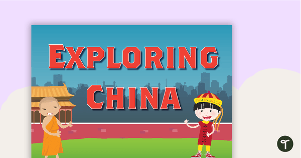 Go to Exploring China Word Wall Vocabulary teaching resource