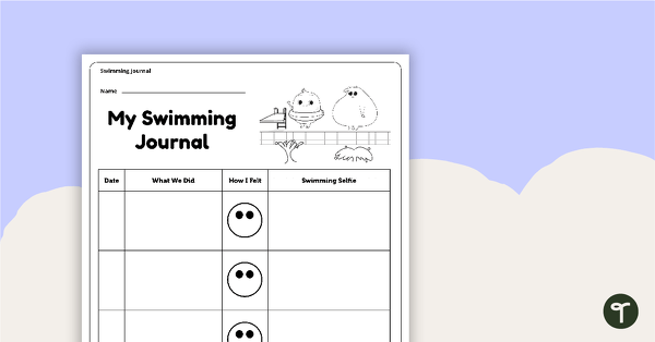 My Swimming Journal teaching resource