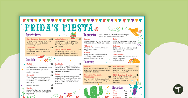 Frida's Fiesta – Stimulus Poster teaching resource