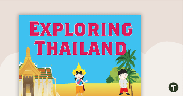 Exploring Thailand Word Wall Vocabulary teaching resource