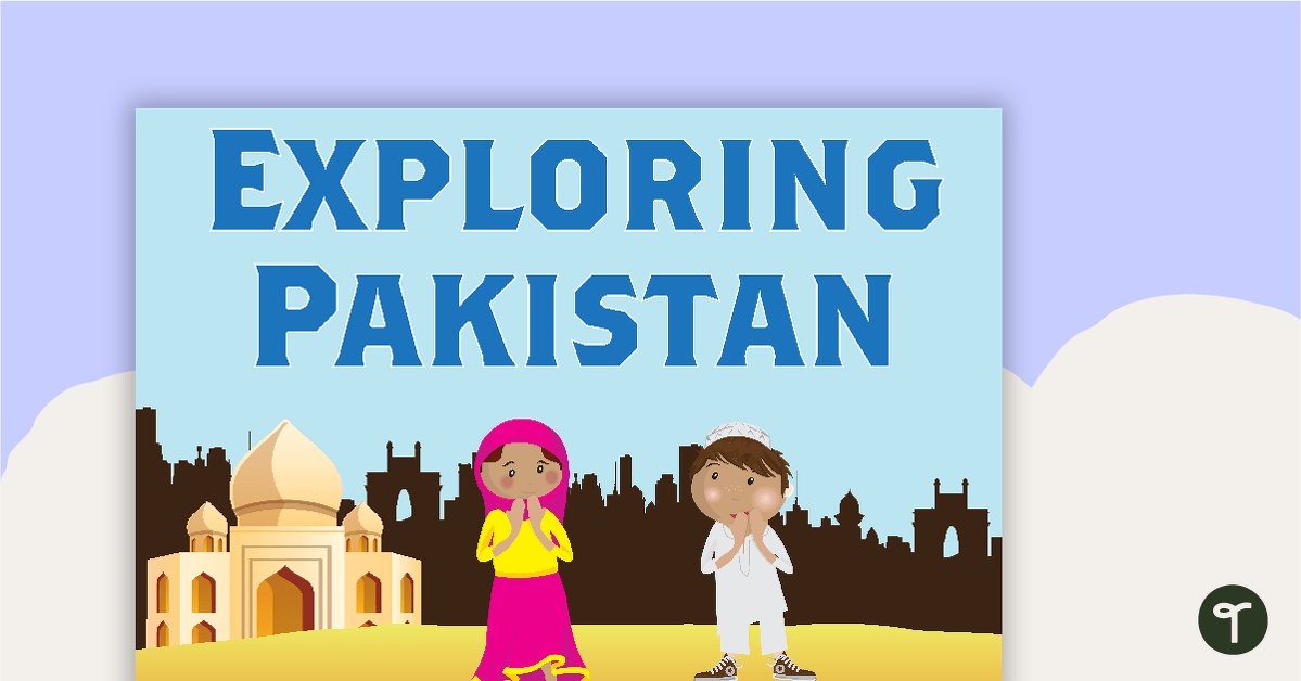 Exploring Pakistan Word Wall Vocabulary teaching resource